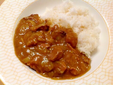 ラム肉とポロ葱のカレー